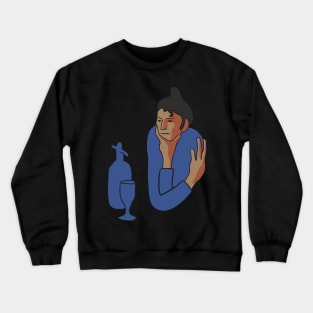 Drinker Painting Crewneck Sweatshirt